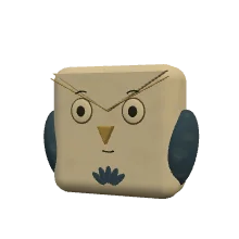 封筒のフクロウの張子